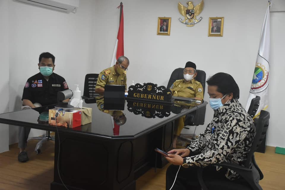 Gubernur Sulbar Hadiri Rakor dengan Presiden Terkait Penyerahan Bantuan Sapi dan Pengarahan Penanganan Covid-19